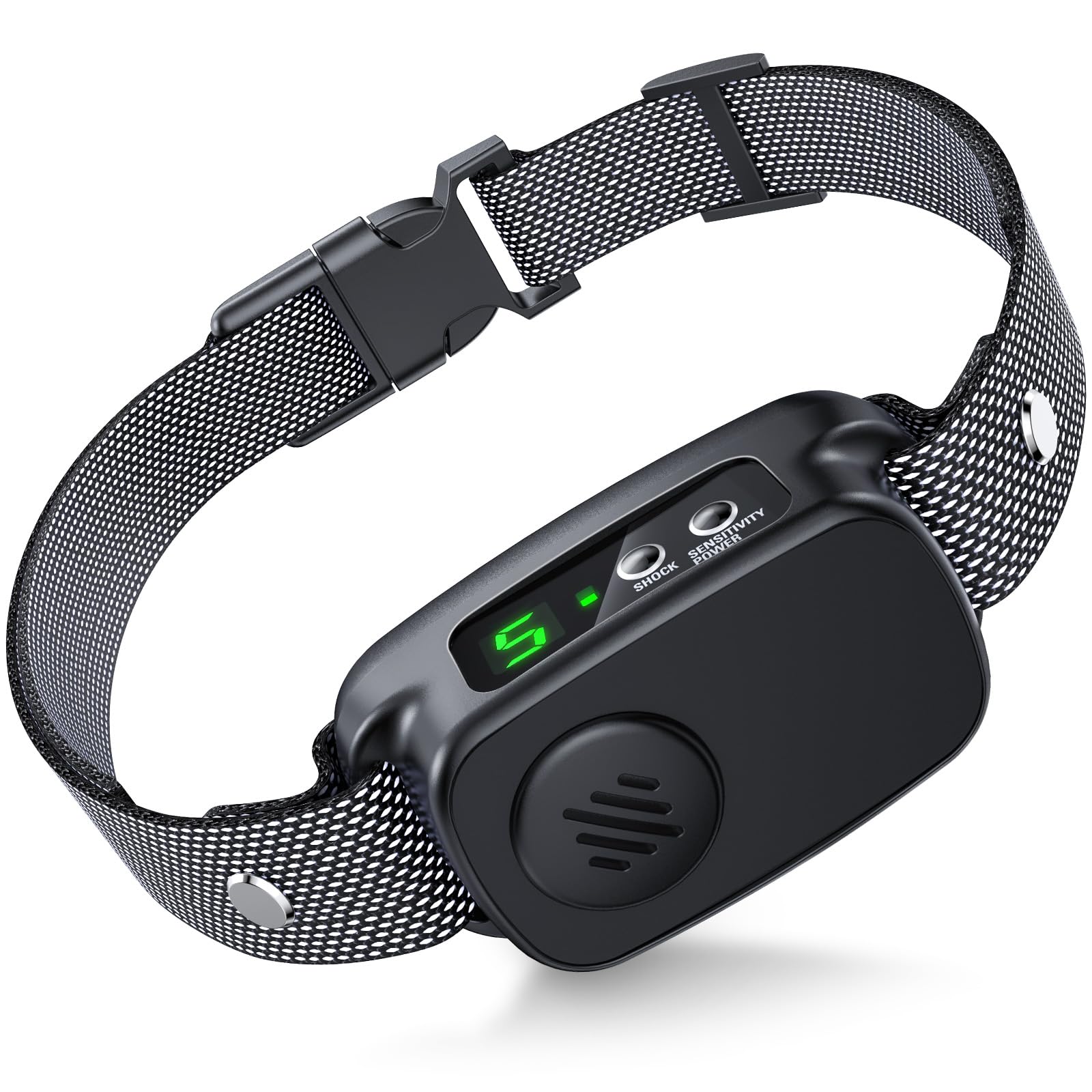Dog Bark Collar, Automatic Bark Collar For Medium Large Dogs IP67 Waterproof Rechargeable…