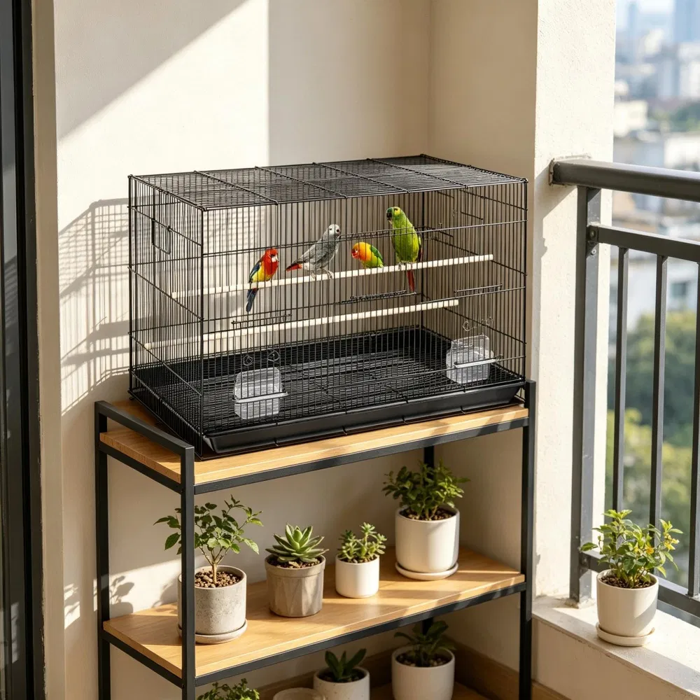 Bird Cage with Easy to Clean
