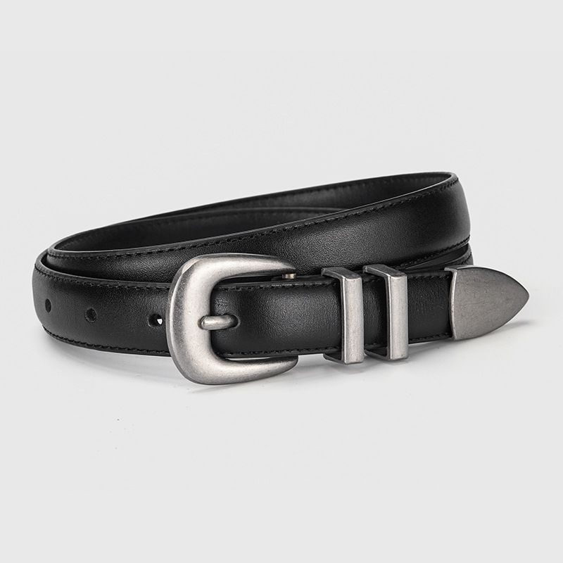 Genuine Leather Women's Fashion Belt Korean Version Versatile Jeans Belt With Top Layer…