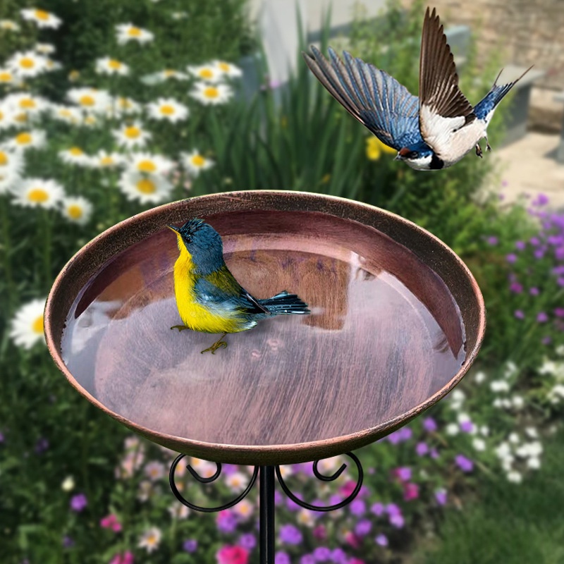 Retro Wrought-iron Decorative Bird Feeder