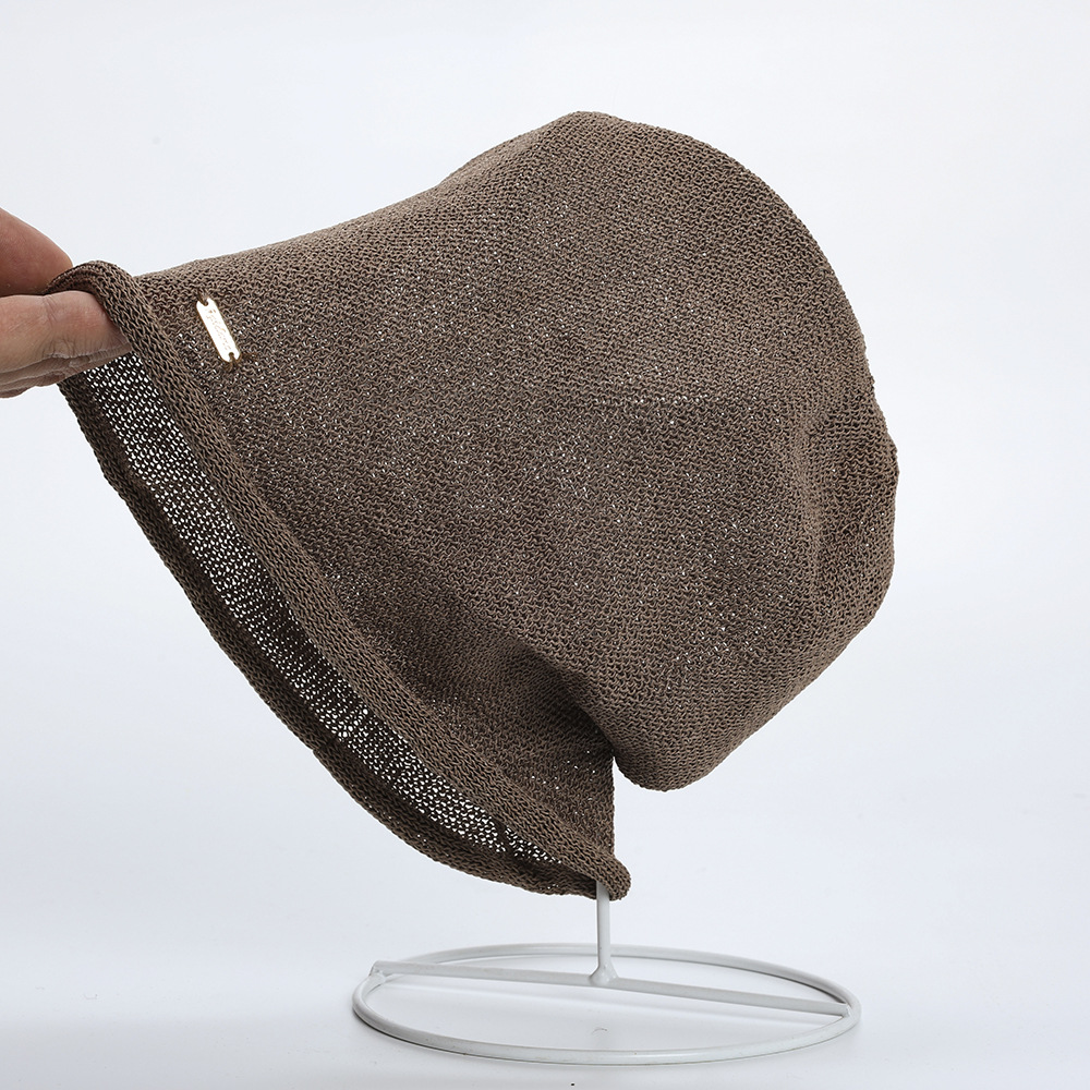 Women's Casual Paper-yarn Pullover Hat
