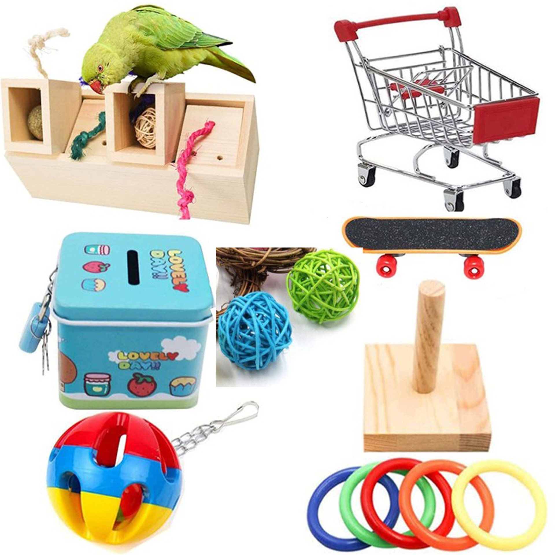 Parrot Toy Bird Supplies Puzzle Training