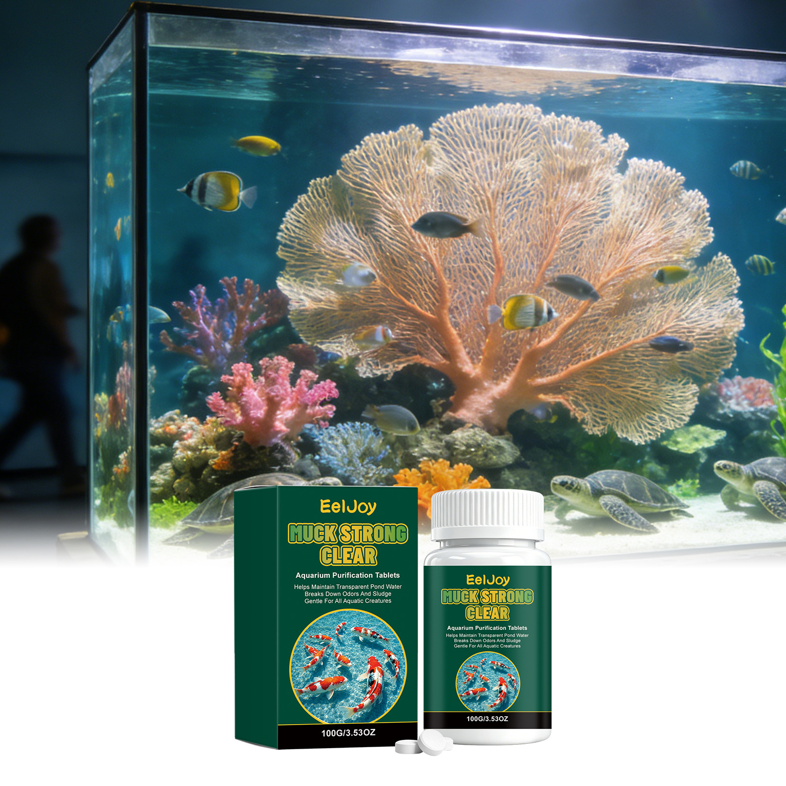 Aquarium Water Purification Fish Tank Water Quality Cleaning To Improve Water Turbidity…