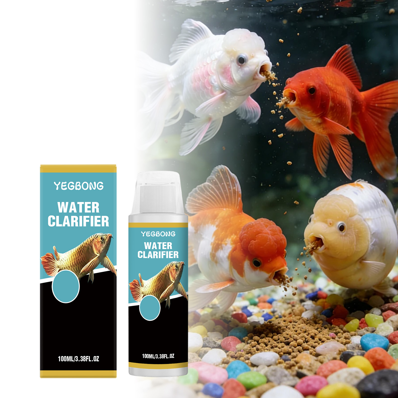 Yegbong Water Purifier Daily Care Gentle Purification For Aquariums Clear Water Quality…