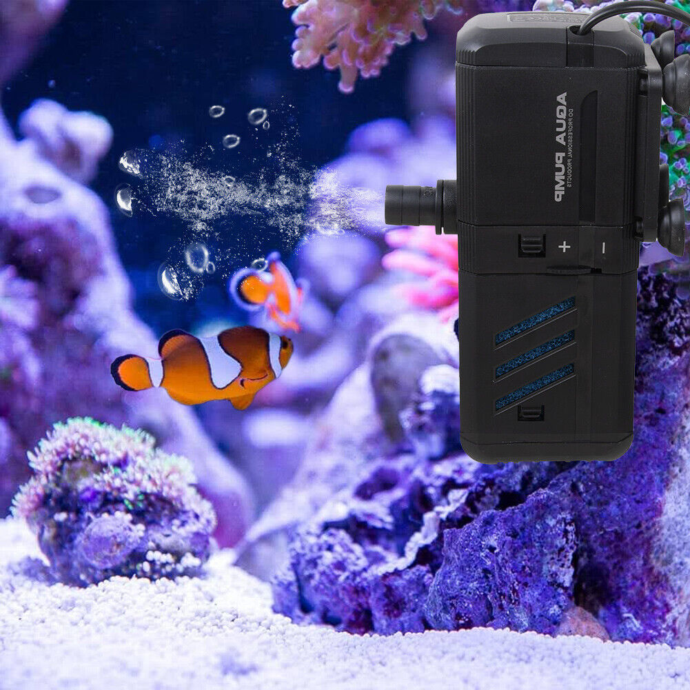 4-in-1 Aquarium Fish Tank Filter Water Pump Internal Purifier Filter Oxygen Wave