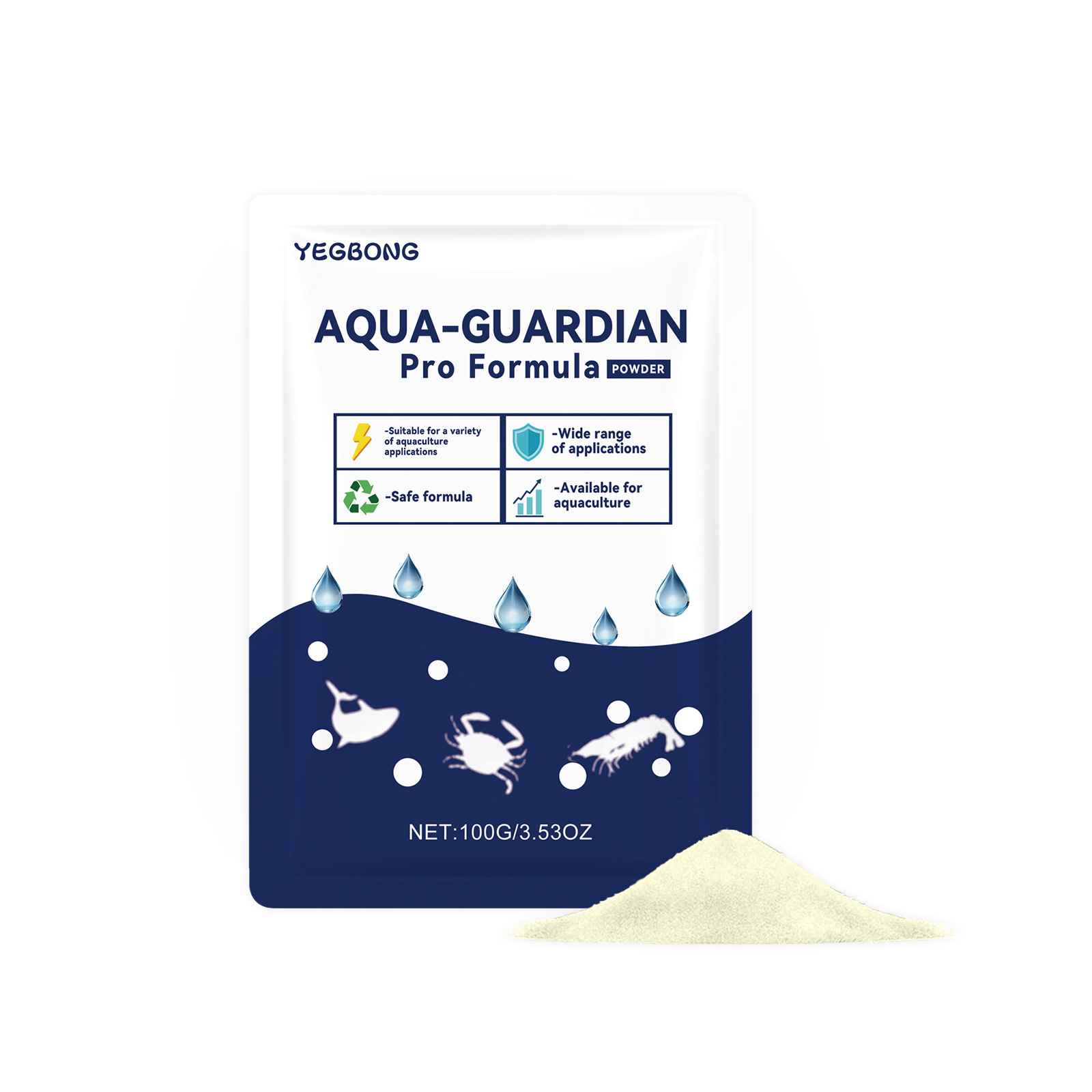 Yegbong Water Purification Powder Purifies Water, Makes It Clear And Long-Lasting, Cleans…