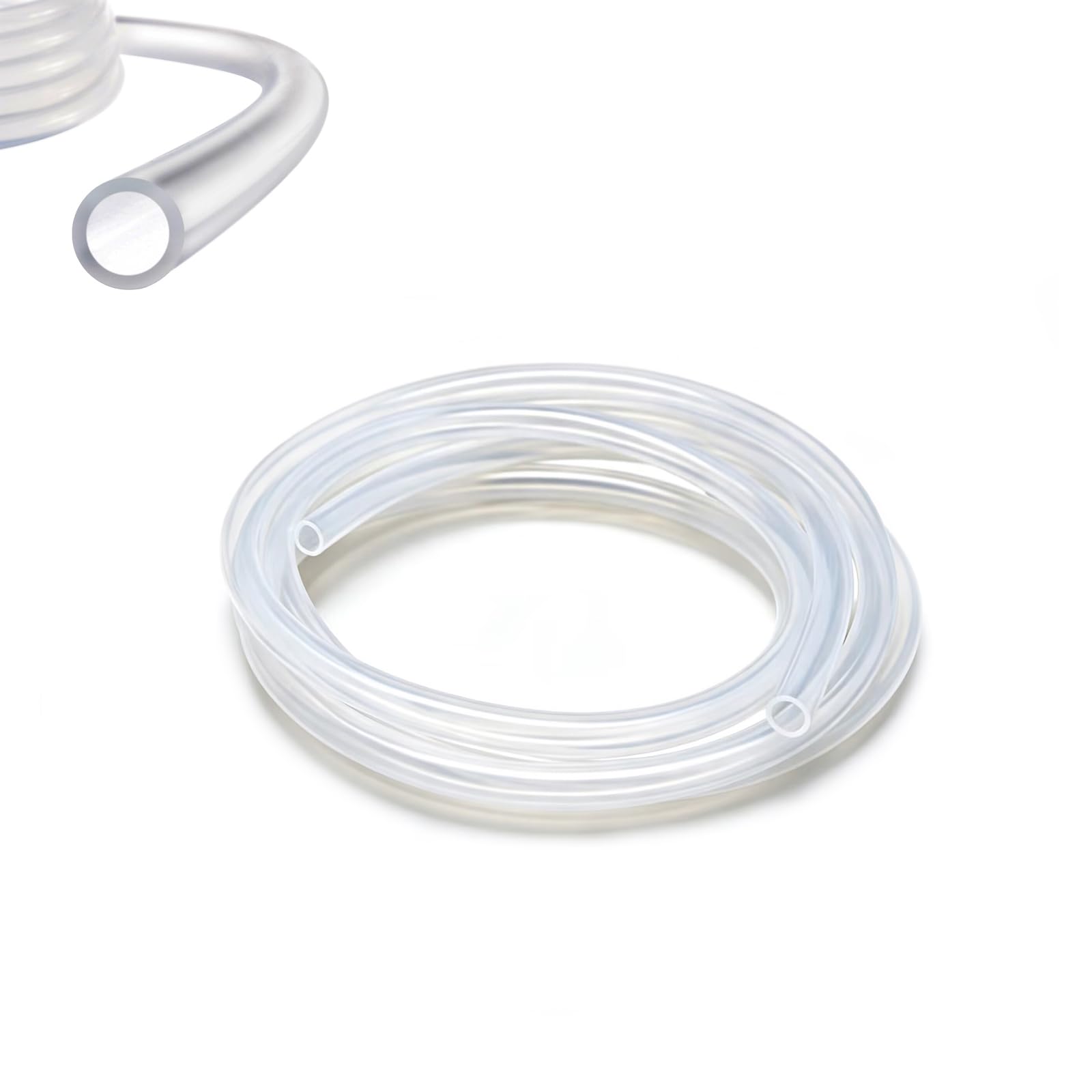 Aquarium Silicone Airline Tubing Odorless Anti-Fall-Off Air Hose 6.5Ft ID For Fish Tank…