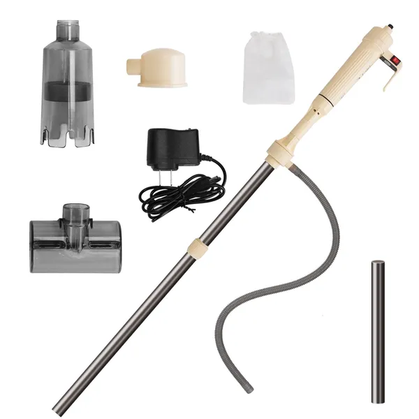 Multifunctional Electric Aquarium Gravel Cleaner Kit Length Adjustable Automatic Fish…