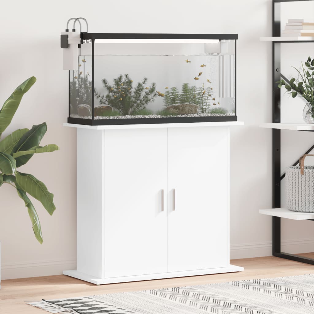 Aquarium Stand 81x Wood Material Aquarium Stand Sonoma Oak 81