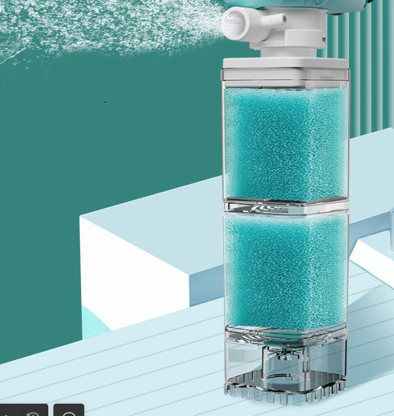 Anti-backflow Filter Aerating Fish Tank Built-in Filter