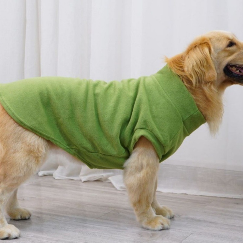 Solid-color Warm Pet Clothing For Fall And Winter