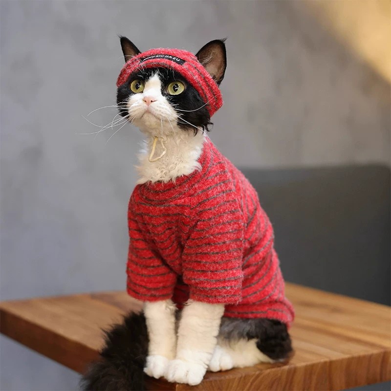 Pet Cat Two-legged Fleece Clothing