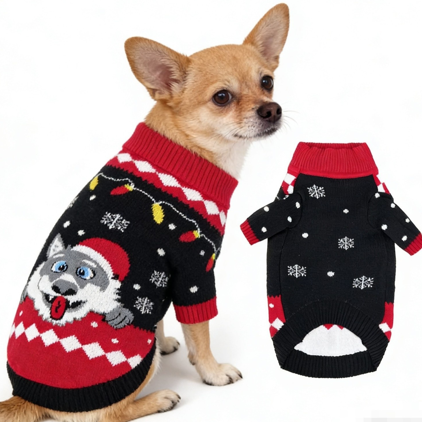 Christmas Pet Knitted Sweater