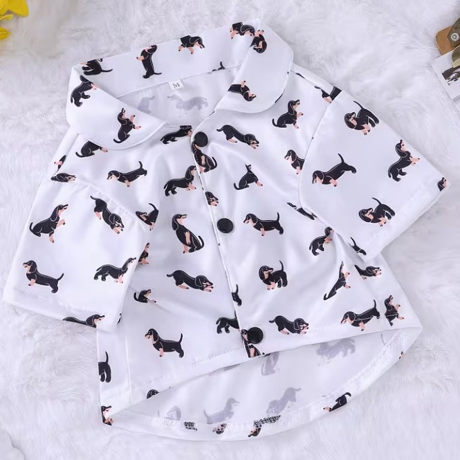 Pet Cat And Dog Universal Printed Shirt Big And Small Dogs