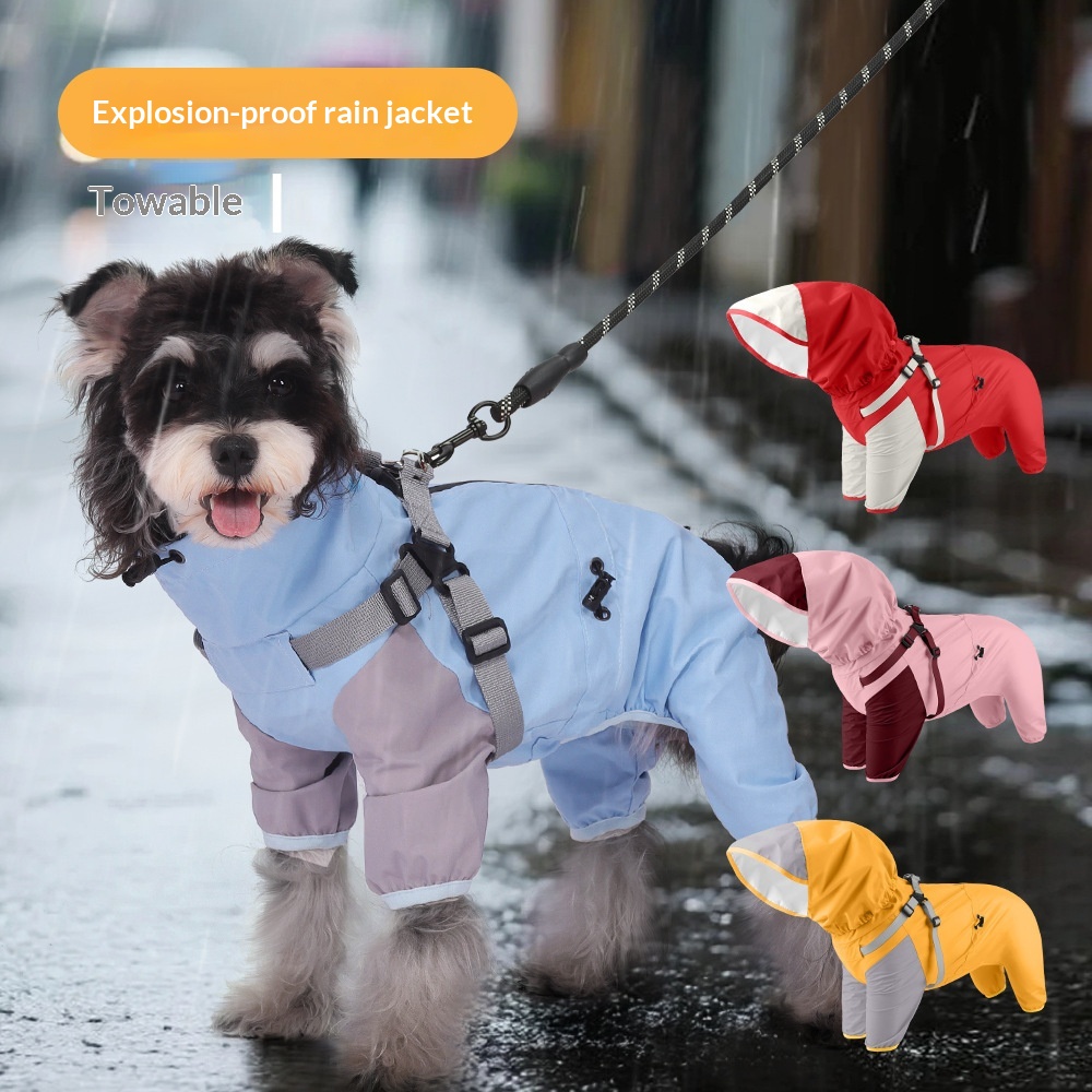 Waterproof Quick-Drying Dog Raincoat