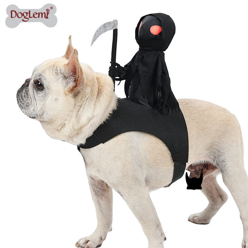 Dog Dark Harvest Knight Transformation Costume Pet Costume Halloween Funny Costume Cat…