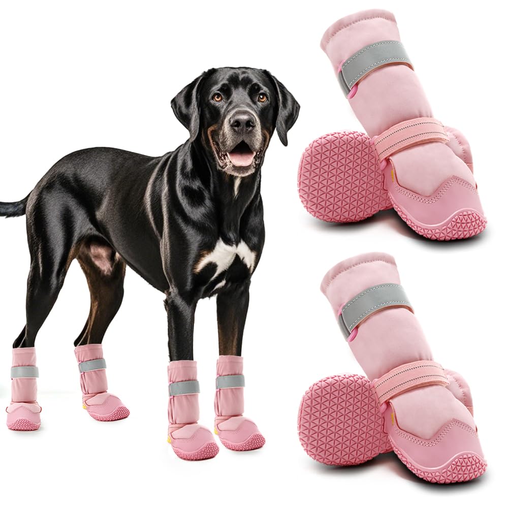 Dog Shoes For Dogs, Dog Booties For Dogs, Anti-Slip Dog Boots & Paw Protectors For Hot…