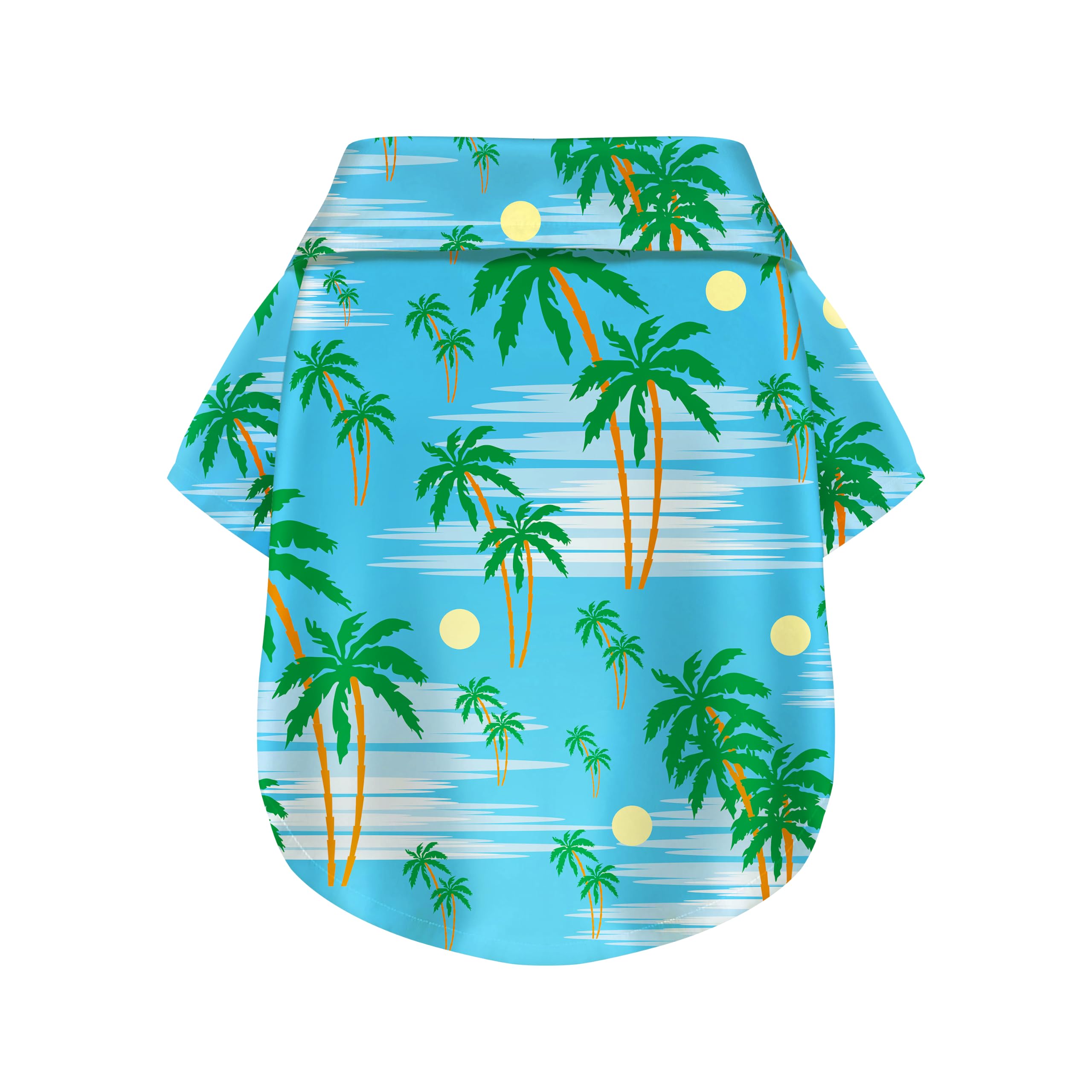 Coconut Tree Hawaii Style Pet Dog T-Shirt, Four-Way Stretch Breathable Light Cool Summer…
