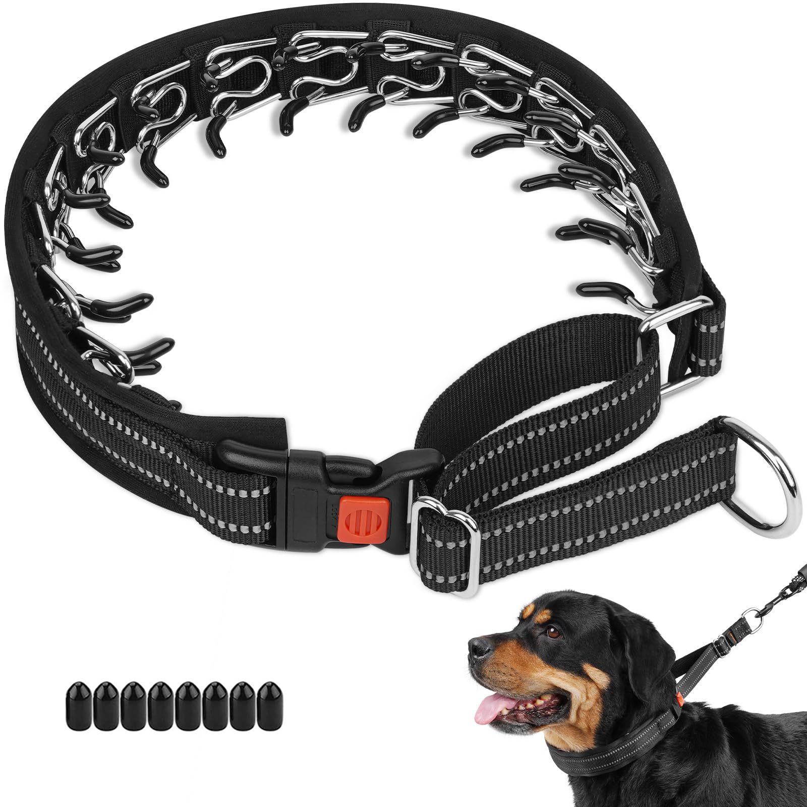No Pull Martingale Collar For Large Medium Small Dogs To Train Walking Collar With Buckle…