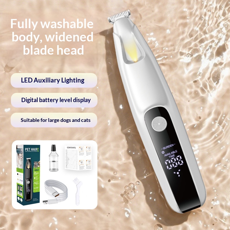 Digital Display Pet Grooming Clipper