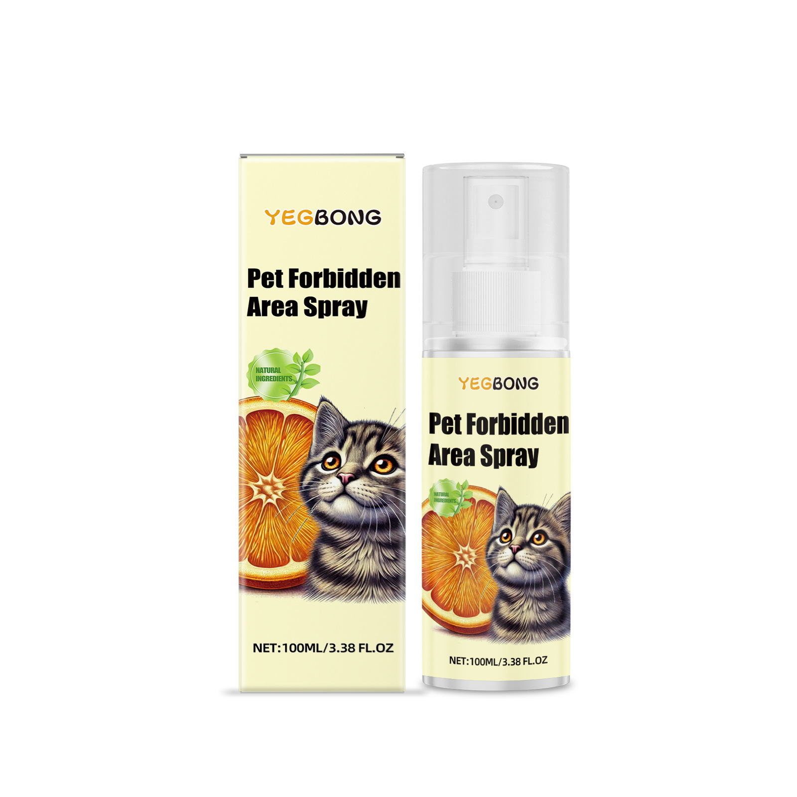 Yegbong Indoor Cat Repellent Spray, Indoor And Outdoor Anti-Cat Scratching, Home…