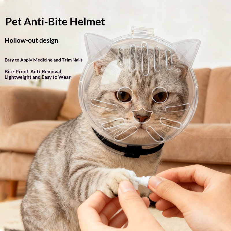 Cat Headgear Spherical Cover Cat Collar Scratchproof Ring