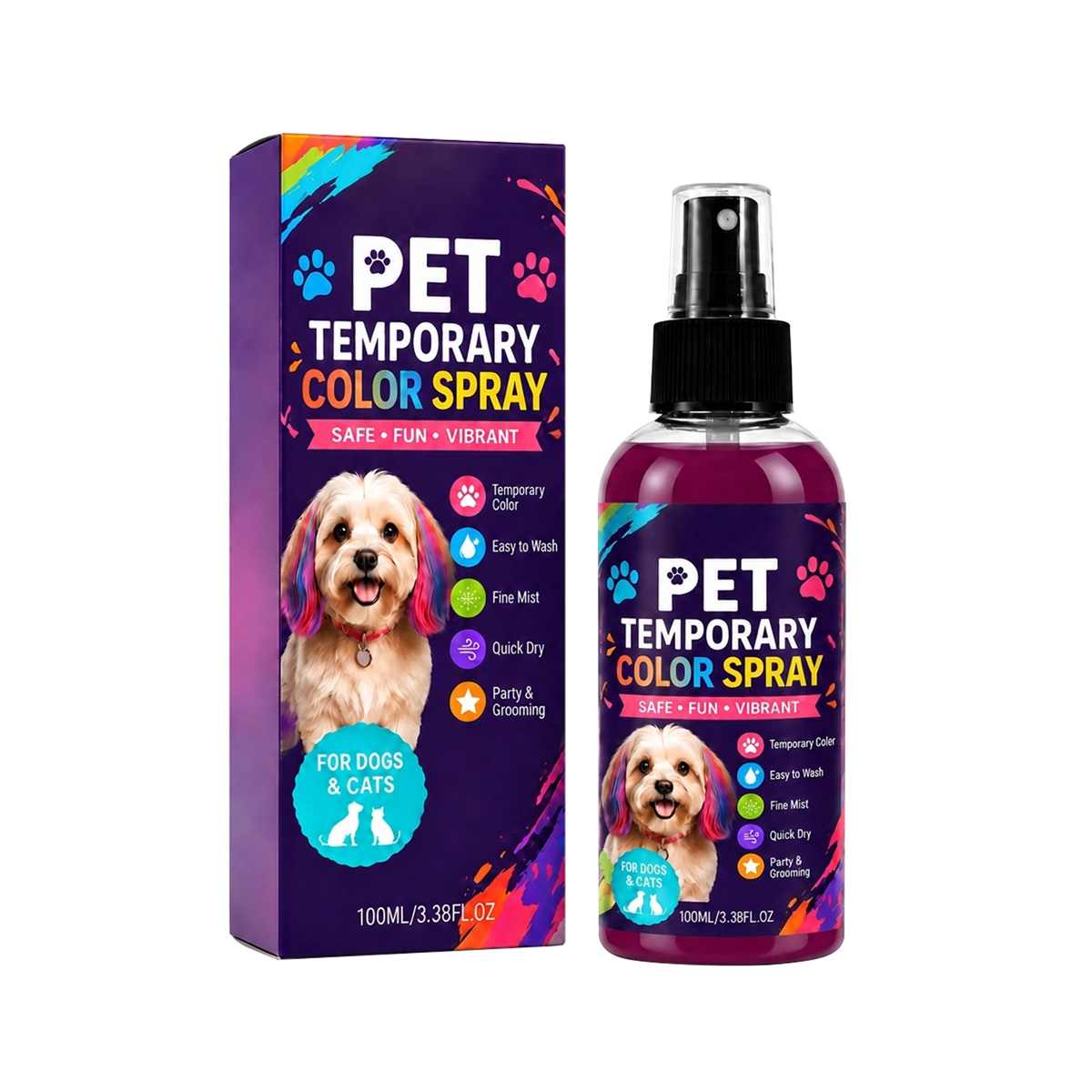Pet Temporary Color Spray