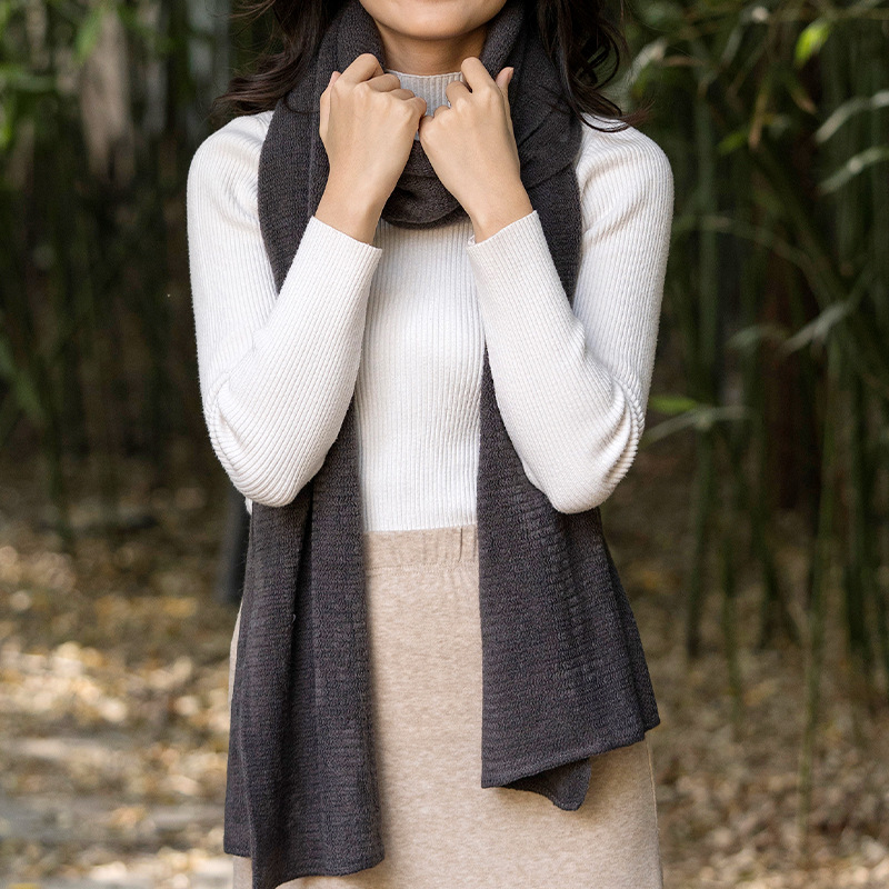 Korean-style Solid-color Scarves Thickened For Autumn And Winter