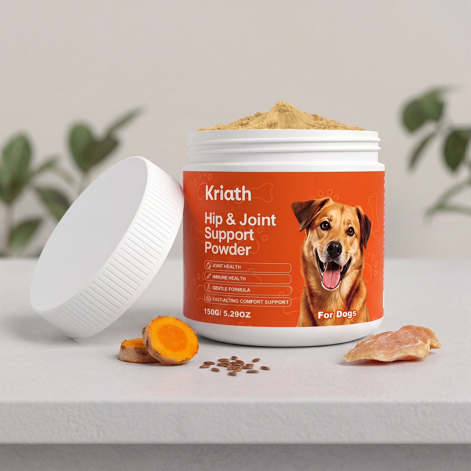 Kriath Dog Joint Care Powder Gentle Care And Comfort For Pets Body Protection Health…