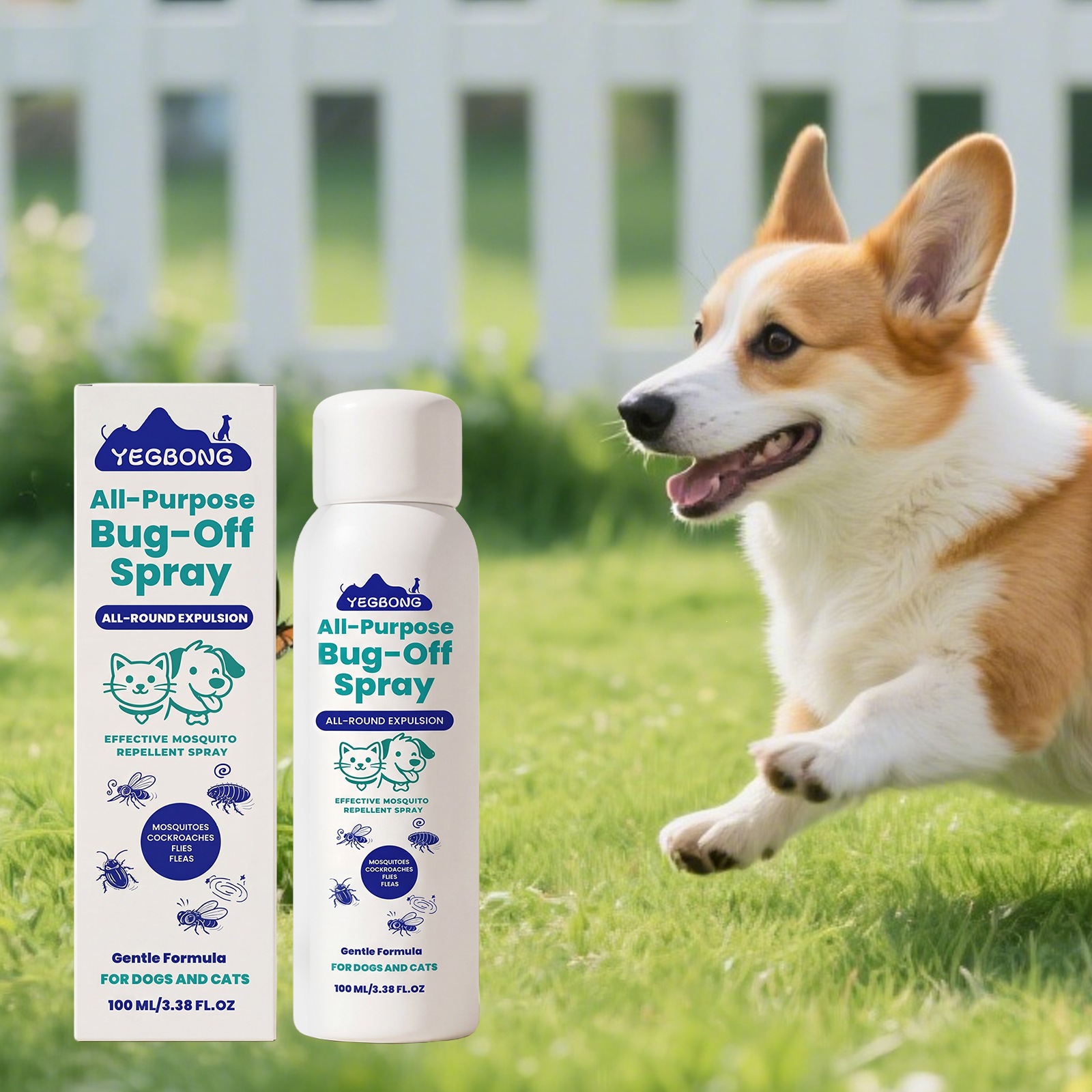 Pet Outdoor Protection Spray Gentle Formula Cares For Pets Convenient Care For Cats And…