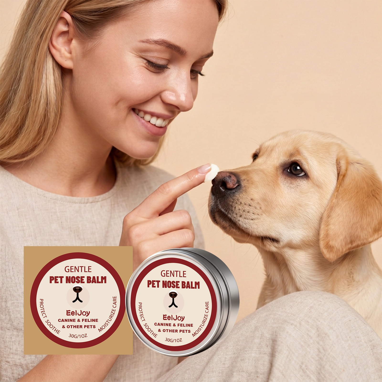 Eeljoy Pet Nose Moisturizing Wax Gently Cares For The Pet's Nose, Moisturizes And…