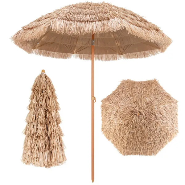 7.2 Foot Portable Beach Umbrella with Adjustable Tilt