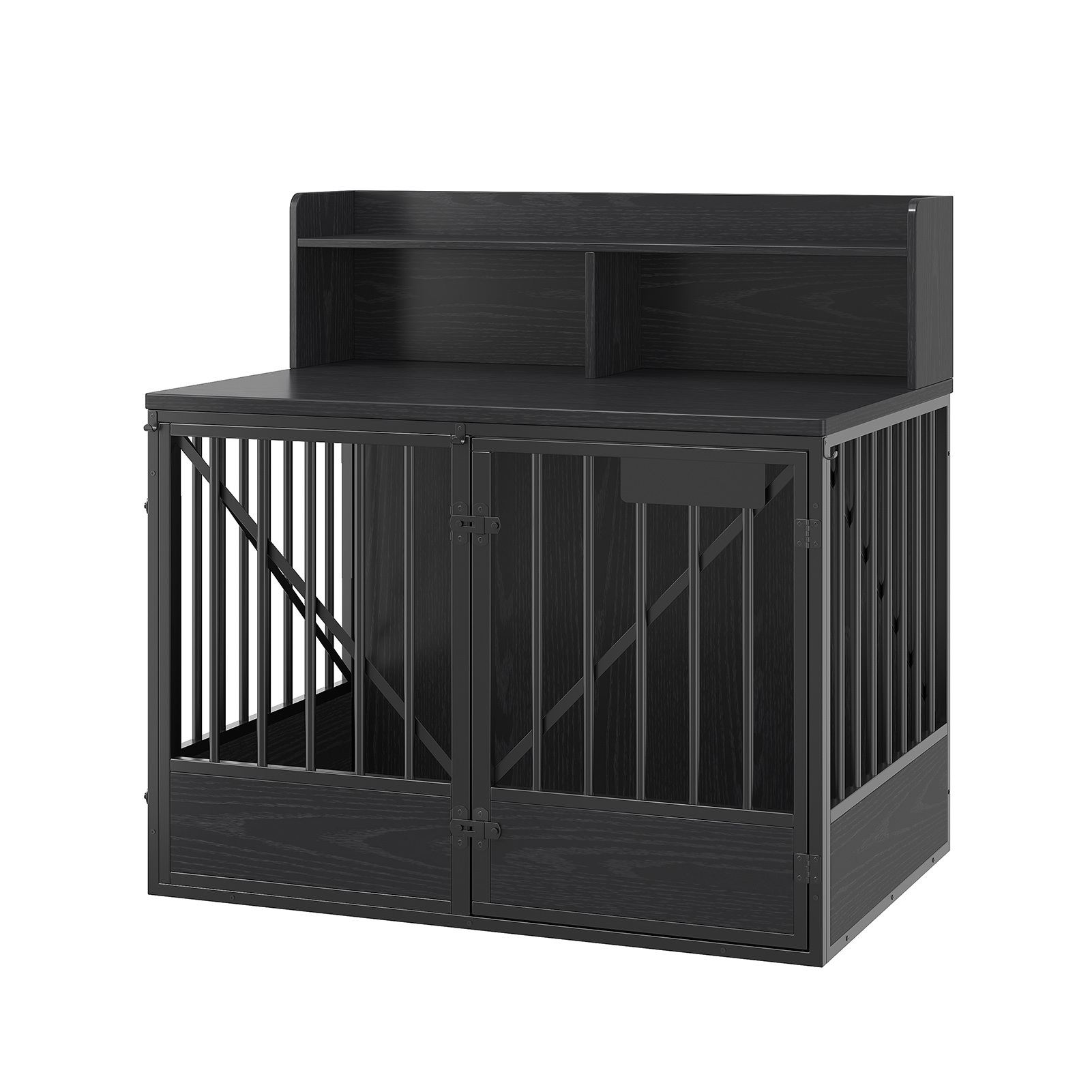 Dog Crate Large Capacity Multifunctional Spacious Top Pet Kennel With 2 Open Storage…