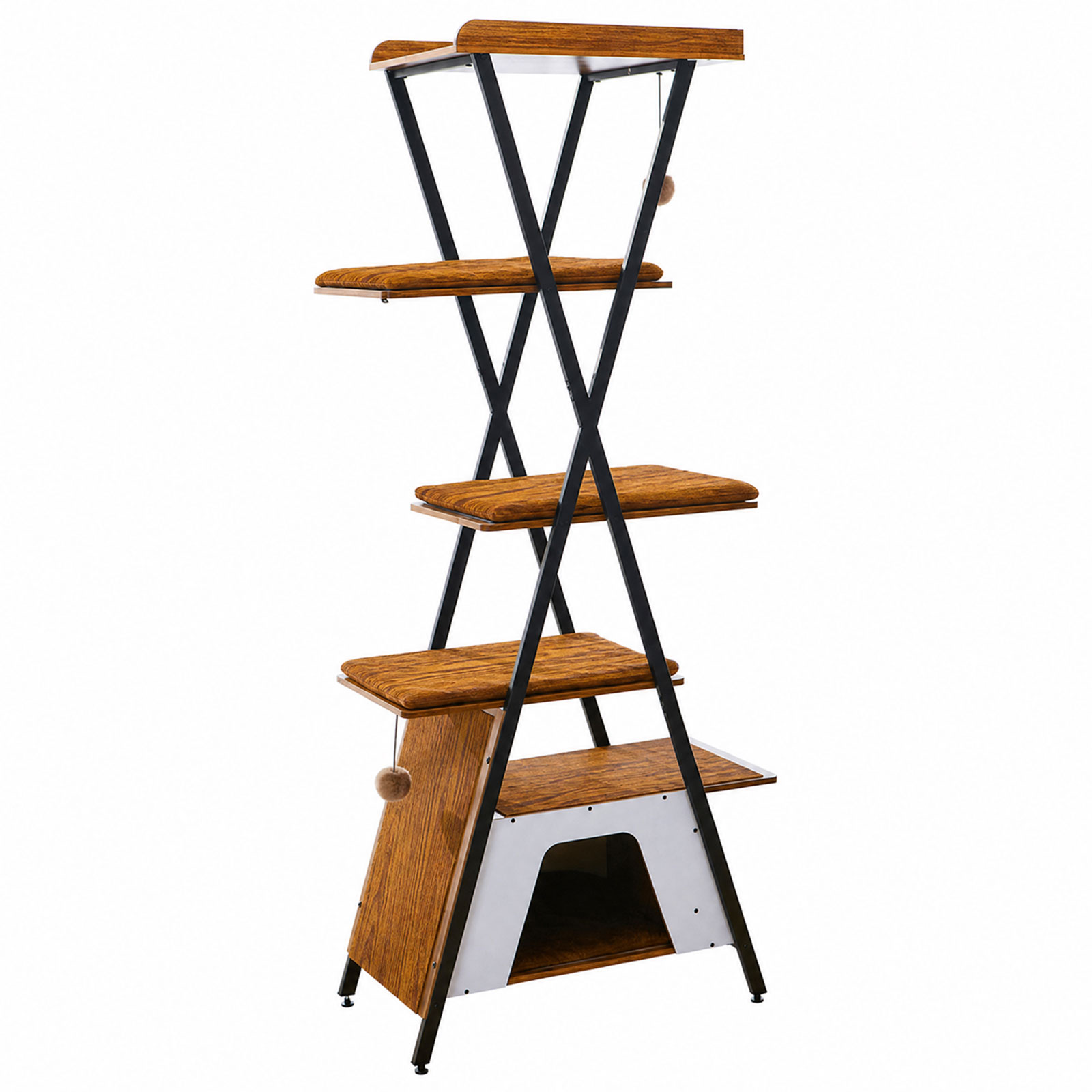 73in Modern Cat Tower For Indoor Cats - Multi-Level Cat Tree With Scratching Posts…