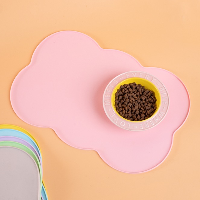 Non-slip Waterproof Silicone Pet Cat And Dog Feeding Mat