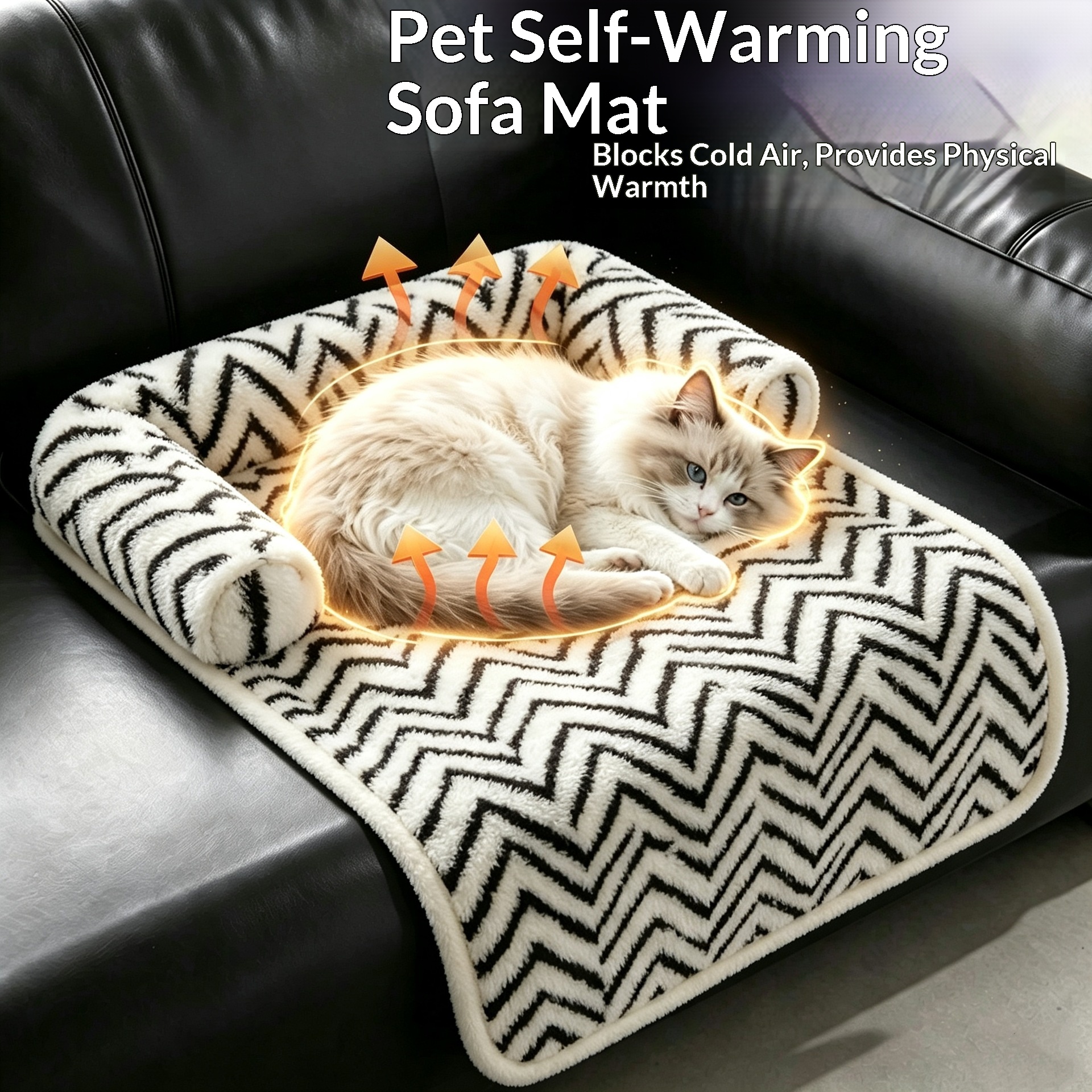 Autumnwinter Heated, Thickened Pet Bed For Cats And Dogsno Electricity Required