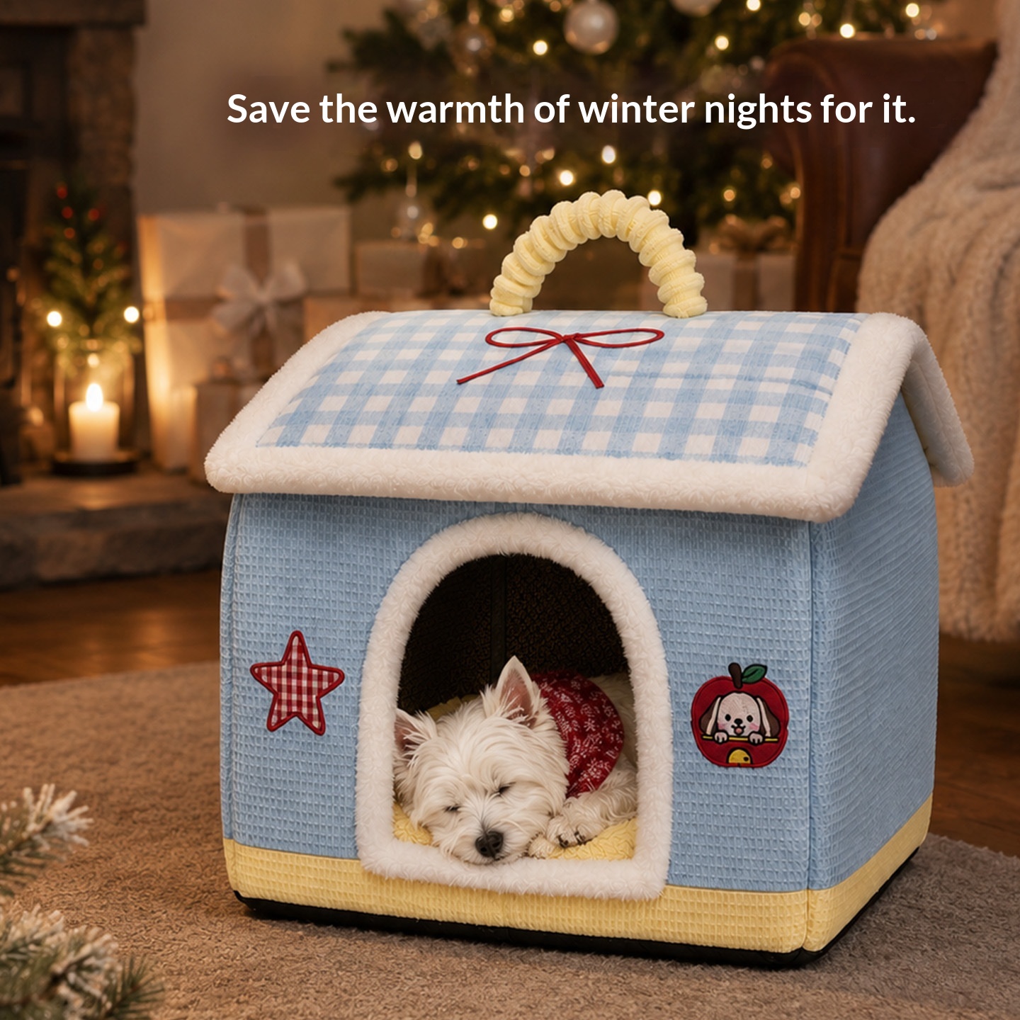 Warm Dog Bed For Small And Medium-sized Dogs
