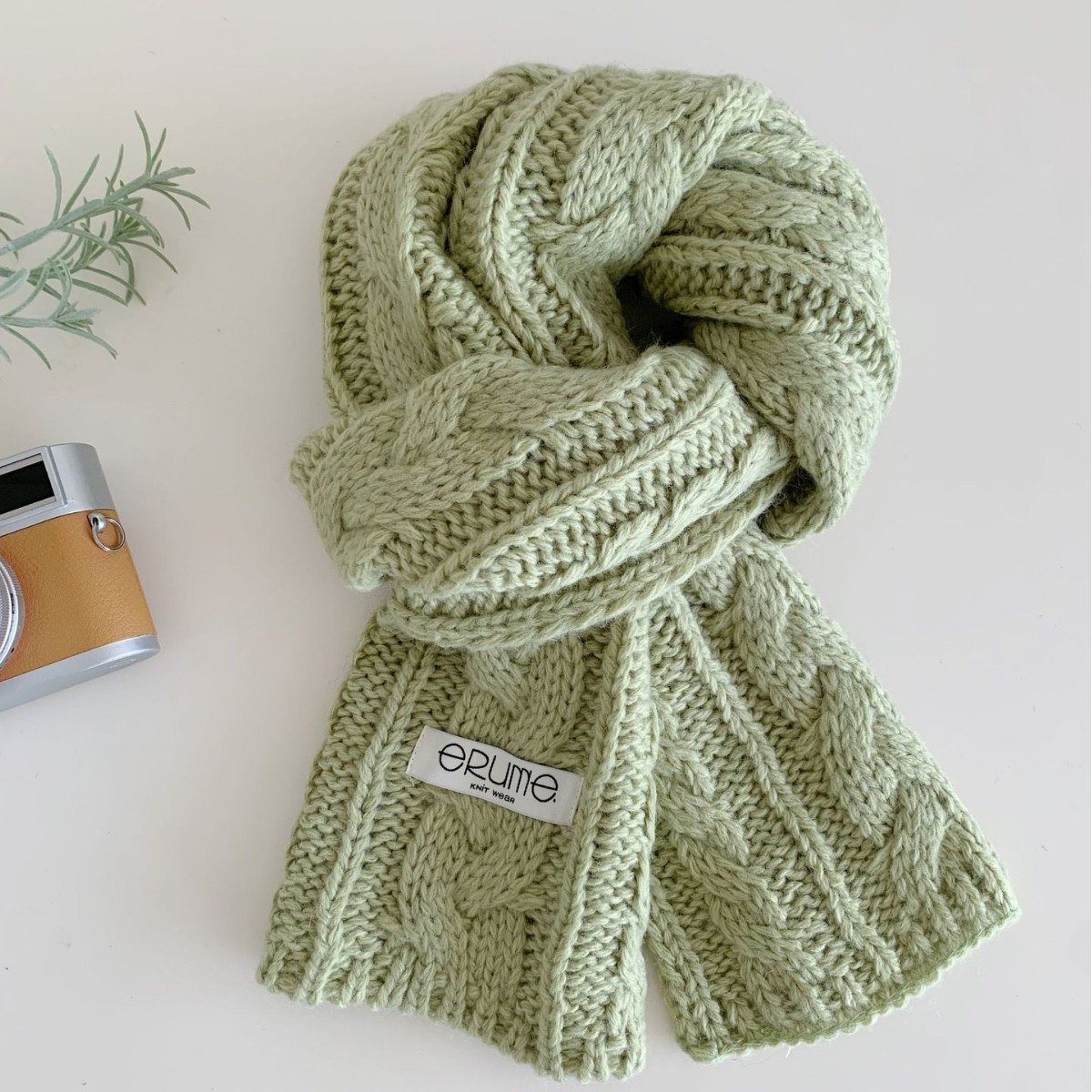 Herringbone Knit Scarf For Women