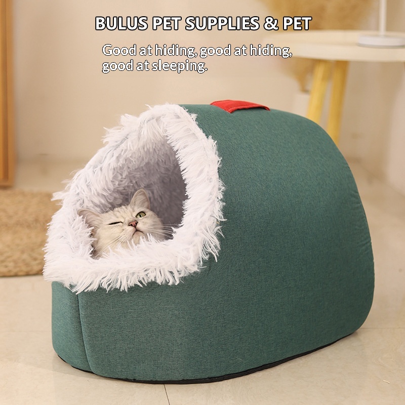 Cat Bed, Thickened And Warm For Winter, Enclosed Pet Bed, Portable For Small Dogs, Pet…