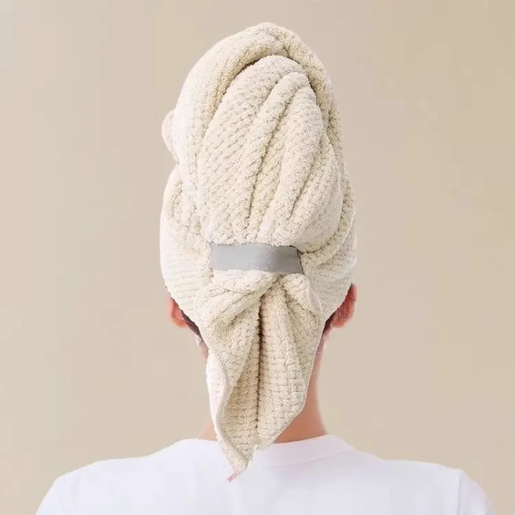 Coral Fleece Quick-drying Water-absorbing And Hair Drying Towel
