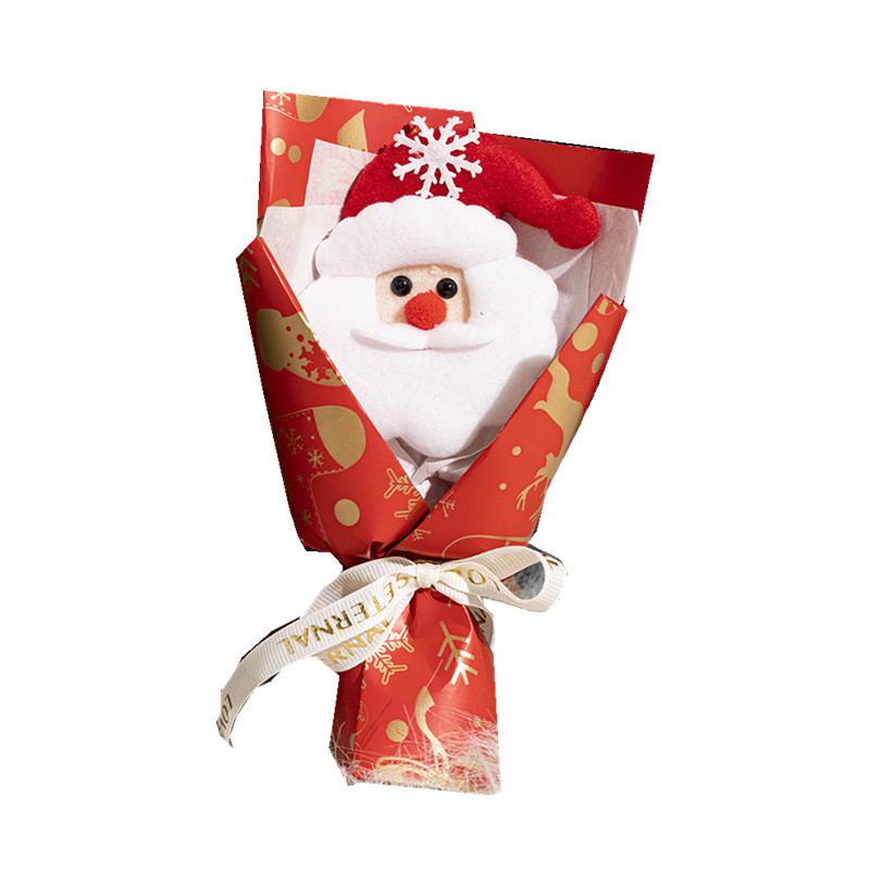 Handmade Pipe Cleaner Christmas Mini Bouquet Santa Snowman Xmas Ornaments Finished Table…