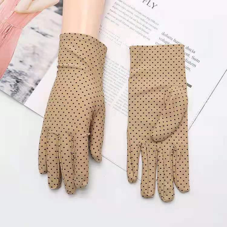 Spandex High Elastic Jewelry Etiquette Sun Protection Dance Driving Gloves For Performance