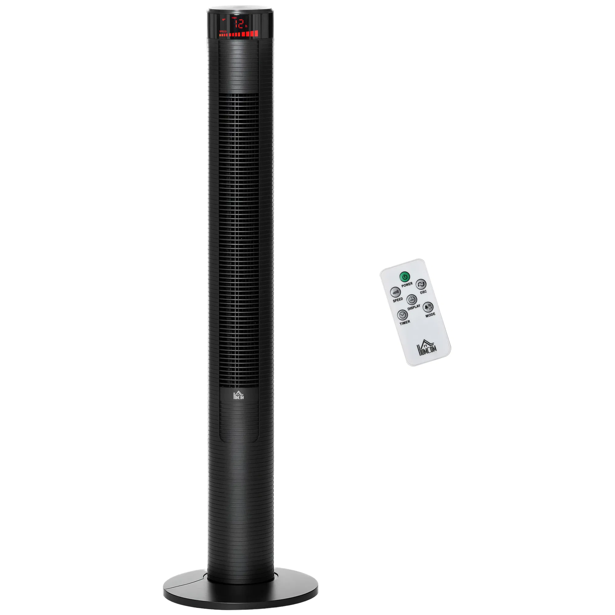 Freestanding Tower Fan Cooling for Home Bedroom with 3 Speed, 12h Timer, Oscillating, LED…