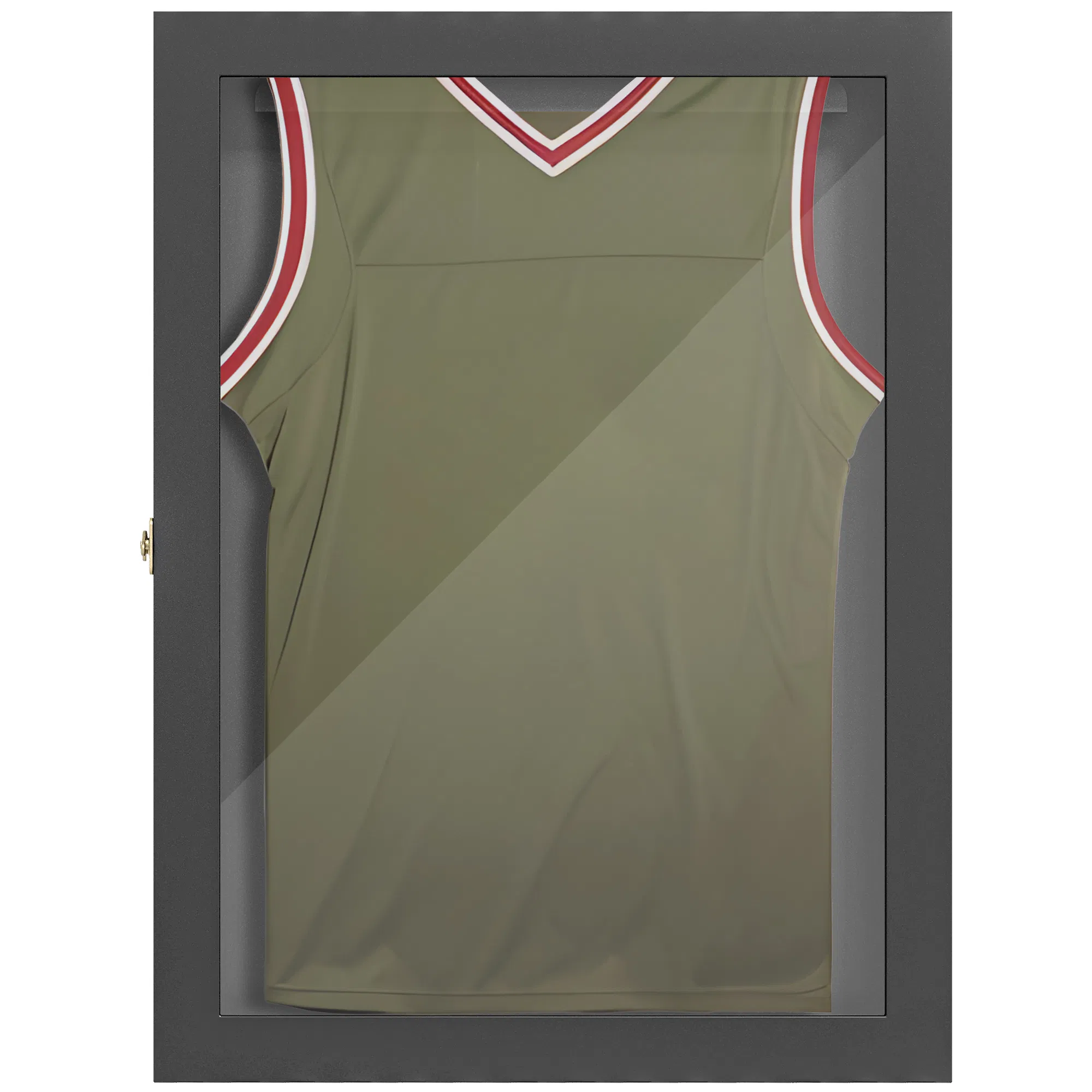 28" x 35" Hockey Jersey Frame, Jersey Shadow Box for Basketball Football Baseball, Black