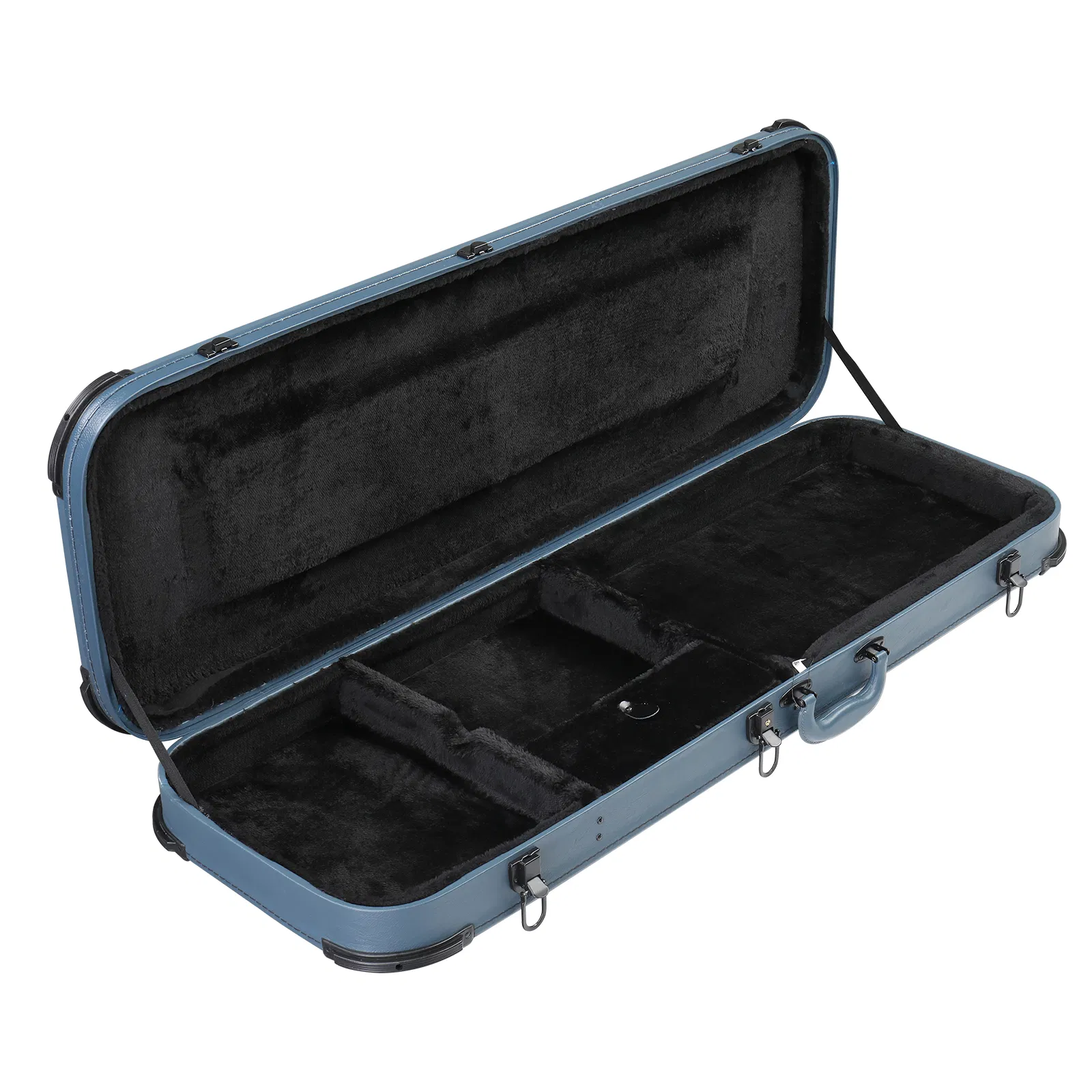 Electric Guitar Square PU Hard Case with Protective Sleeve Fits ST TL Burning fire 170…