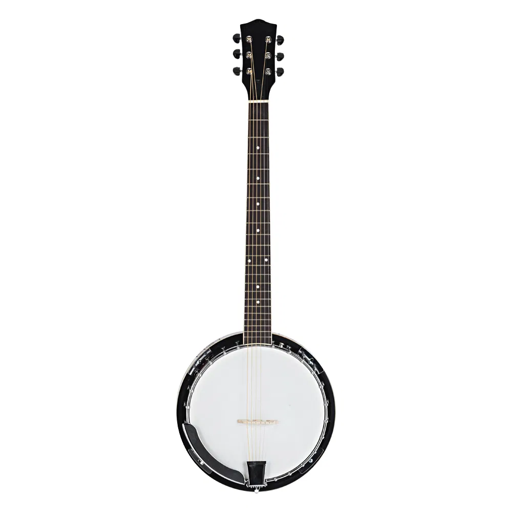 Top Grade Exquisite Professional Sapelli Notopleura Wood Alloy 6-string Banjo