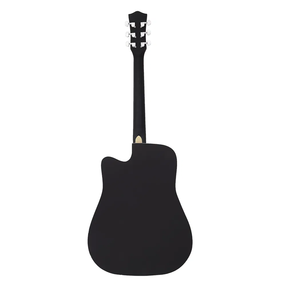 GT502 41-Inch Notch Spruce Panel Matte Edging Folk Guitar Bag Shield Wrench Black