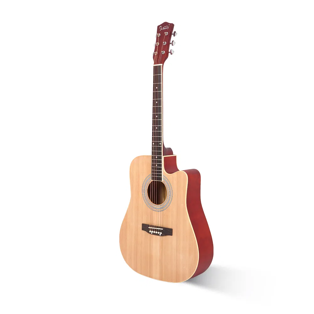 GT502 41-Inch Notch Spruce Panel Matte Edging Folk Guitar Bag Shield Wrench Burlywood