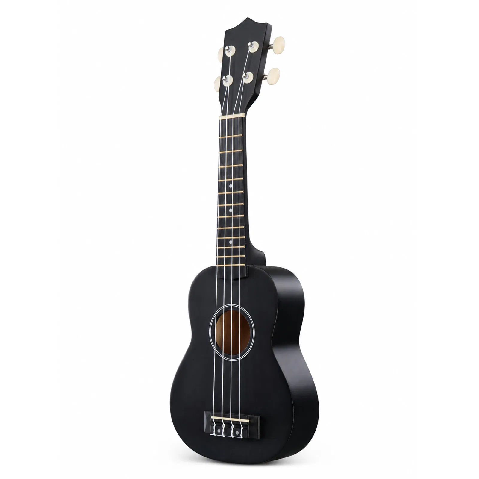 21in Linden wood body rosewood fingerboard ukulele, cotton bag, capo, strap, picks*2…