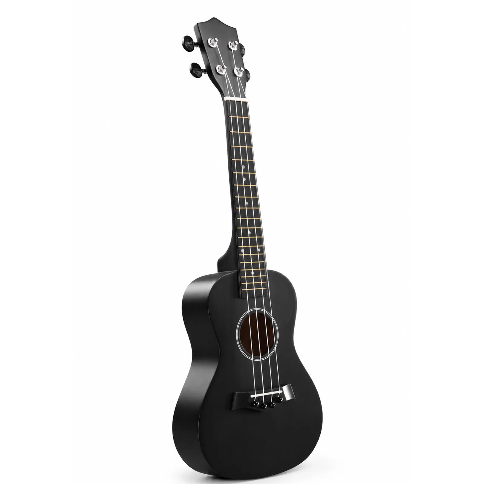 23in Linden wood body rosewood fingerboard ukulele, cotton bag, capo, strap, picks*2…